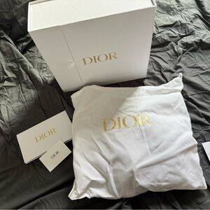 Dior Saddle Bag with Gold Detail